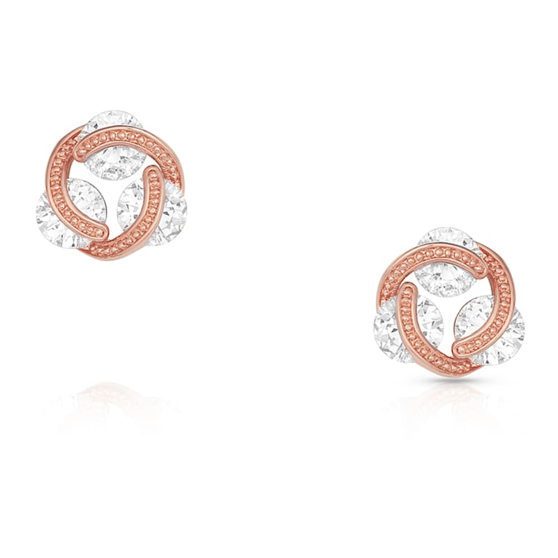 Montana Silversmiths Holding On To A Rose Dawn Earrings