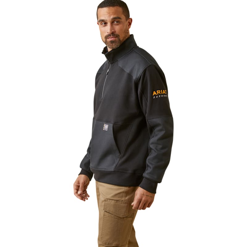 Ariat Rebar Workman DuraCanvas 1/4-Zip Sweatshirt for Men