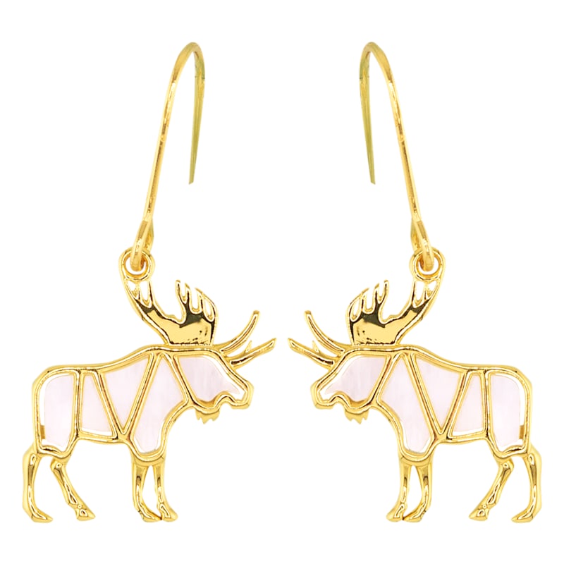 Amanda Blu Moose Mother of Pearl Earrings