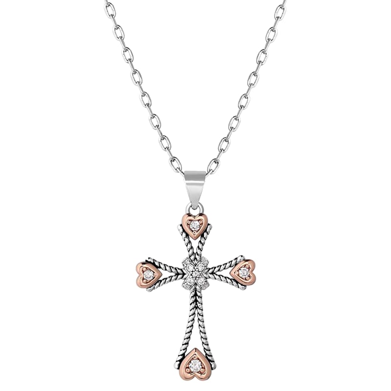 Montana Silversmiths Faith In My Heart Cross Necklace