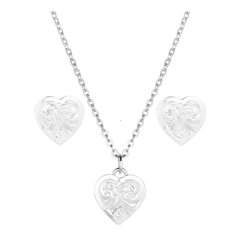 Montana Silversmiths Pure Heart Jewelry Set