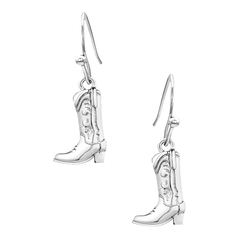 Montana Silversmiths Sculpted Cowboy Boot Earrings