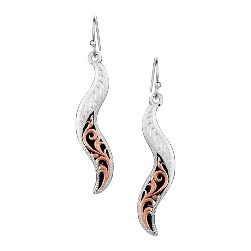 Montana Silversmiths Carry Me West Earrings