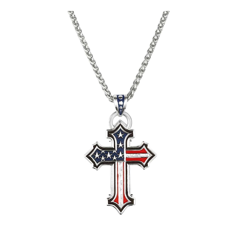 Montana Silversmiths God and Country American Made Necklace