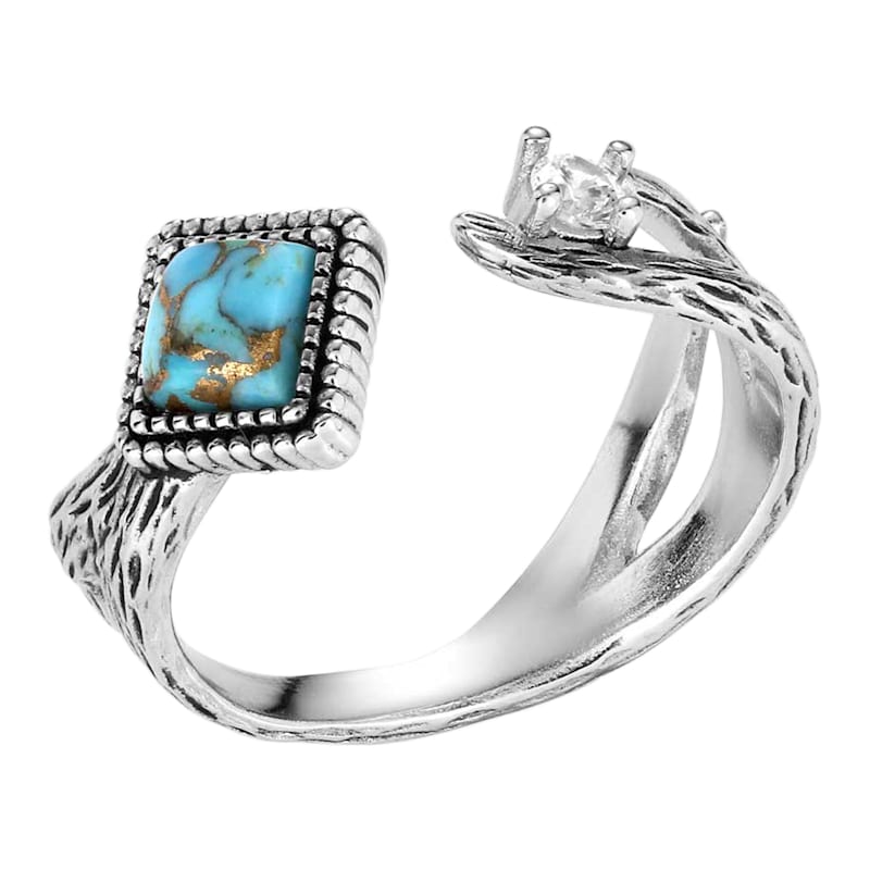 Montana Silversmiths Rugged Beauty Turquoise Ring
