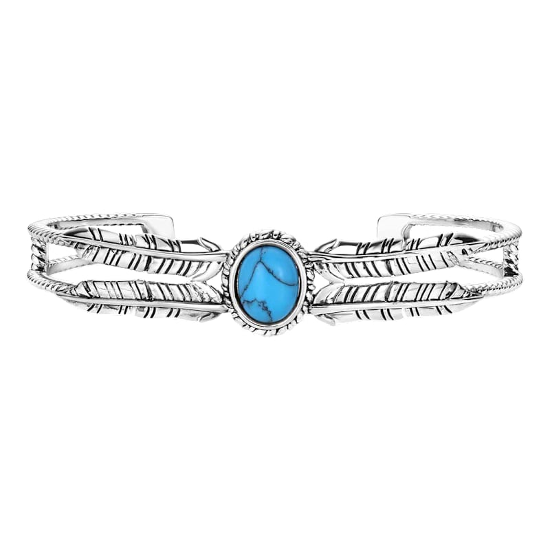 Montana Silversmiths Windswept Legacy Turquoise Bracelet