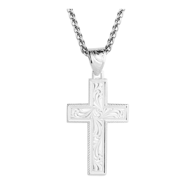 Montana Silversmiths Granite Peak Cross Necklace