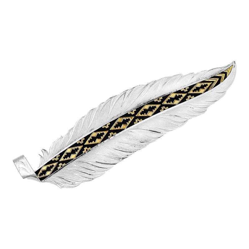 Montana Silversmiths Trust And Honor Hat Feather