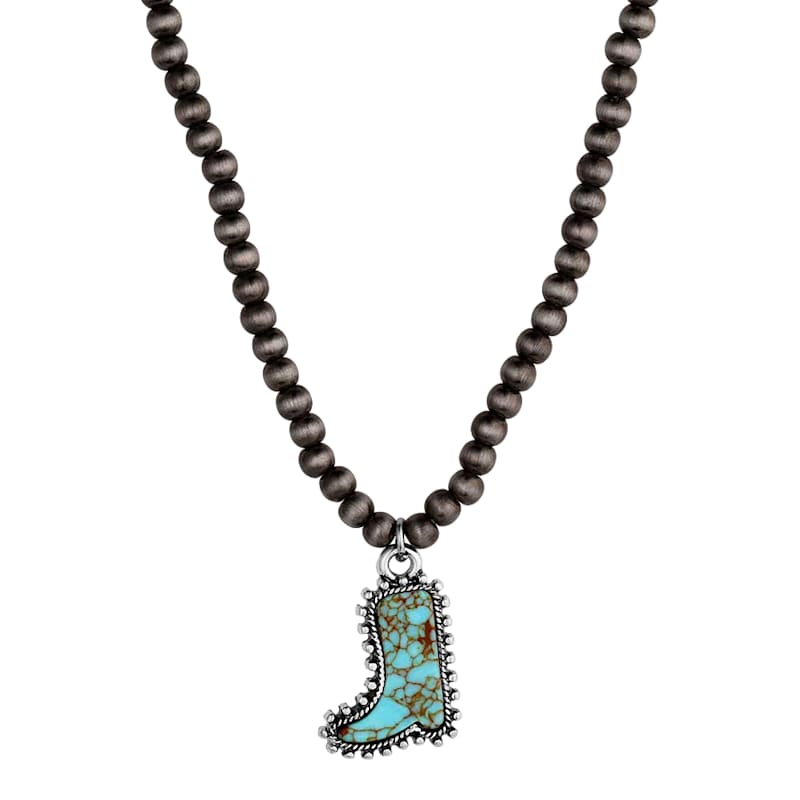 Montana Silversmiths Boot Scootin' Turquoise Necklace
