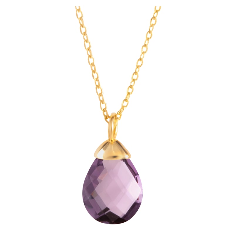 Amanda Blu February Birthstone Charm Necklace