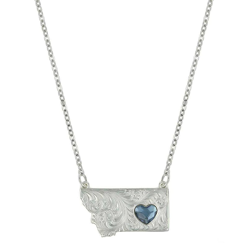 Montana Silversmiths Montana Big Sky Love Heart Necklace