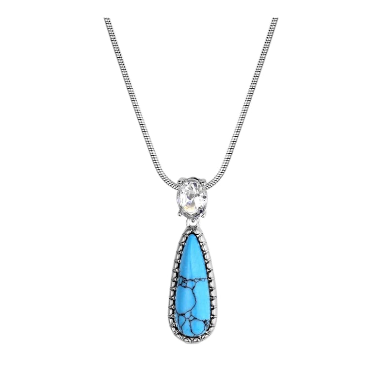 Montana Silversmiths Crystal Dawn Turquoise Necklace