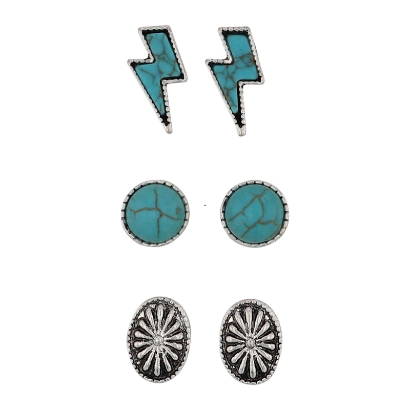 Montana Silversmiths Western Necessities Earrings Set
