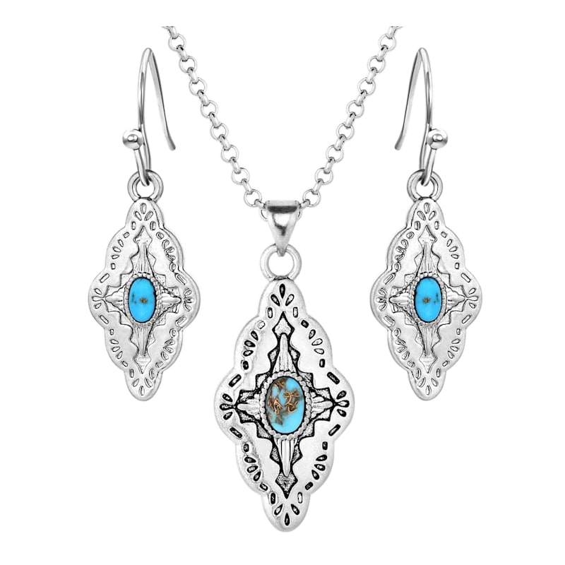 Montana Silversmiths Montana Skies Turquoise Jewelry Set