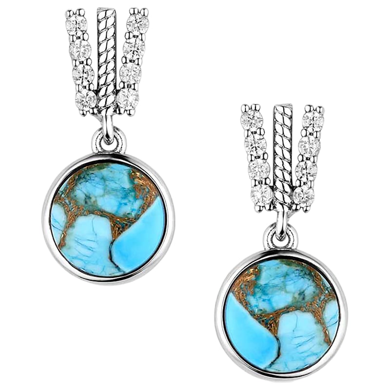 Montana Silversmiths Trailing Turquoise Earrings