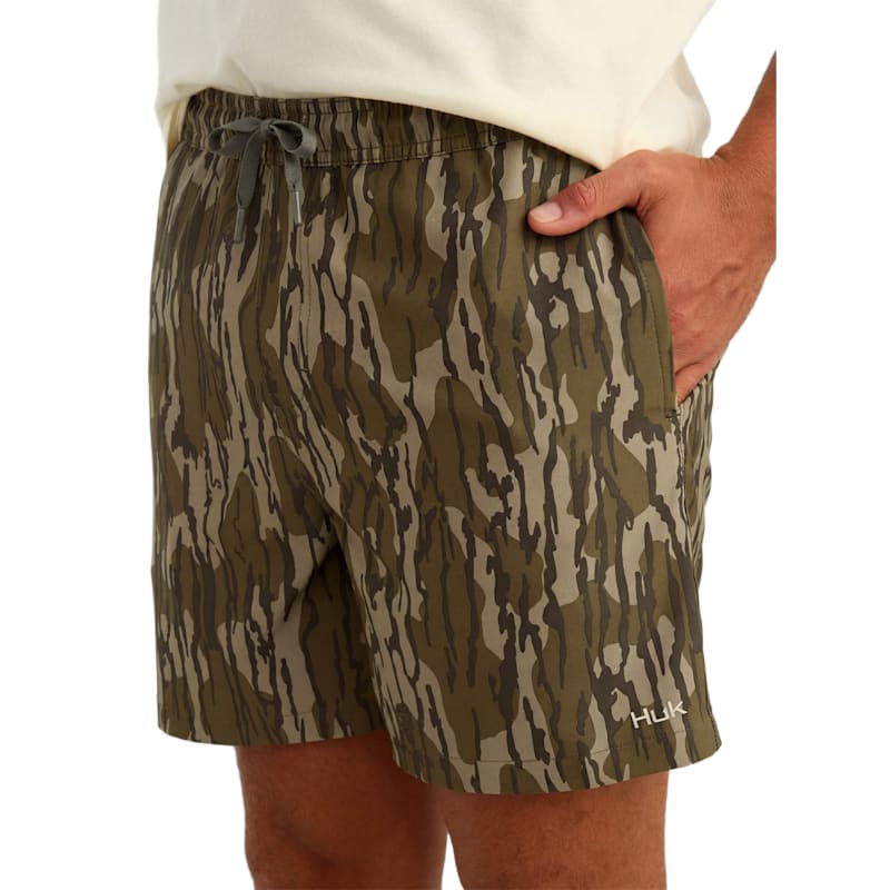 Huk Pursuit Volley Printed Swim Shorts
