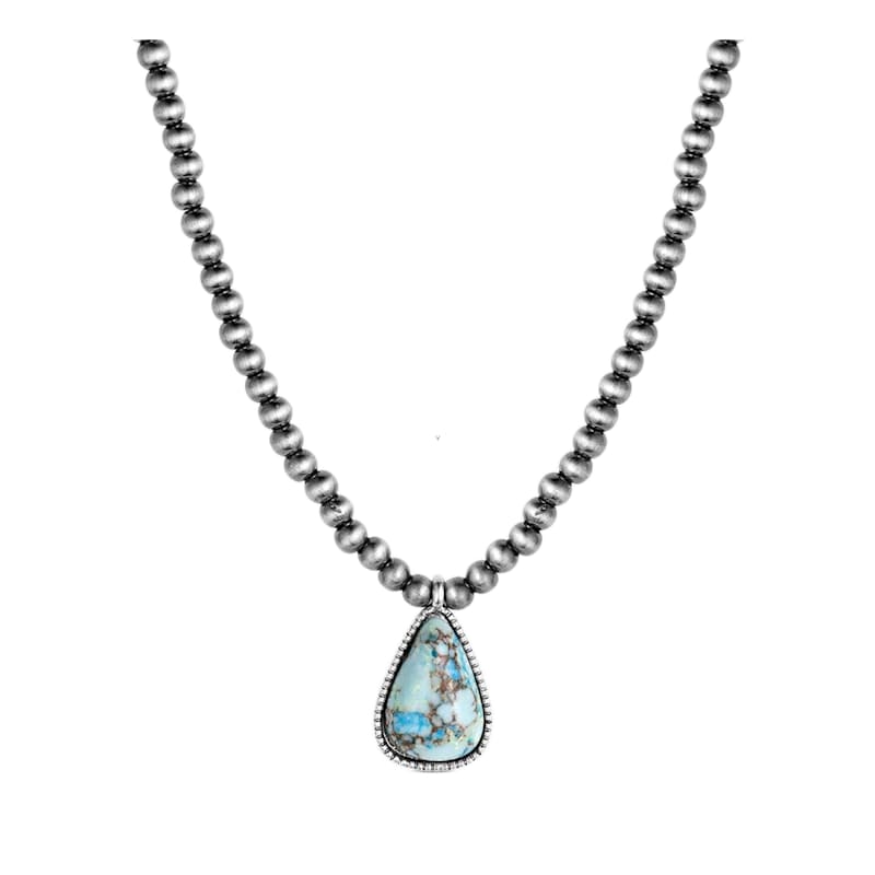Montana Silversmiths Wild Turquoise Beaded Necklace