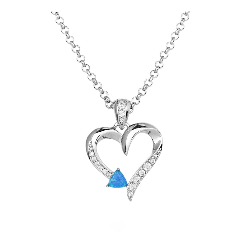 Montana Silversmiths Love Everlasting Opal Crystal Necklace