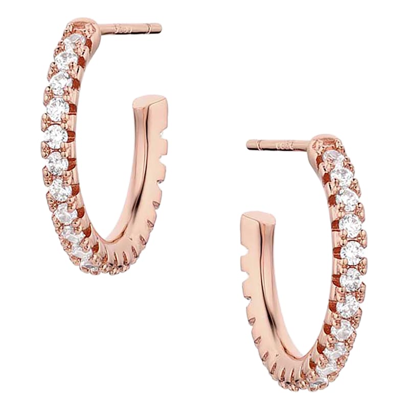 Montana Silversmiths Everything Is Rosy Hoop Earrings