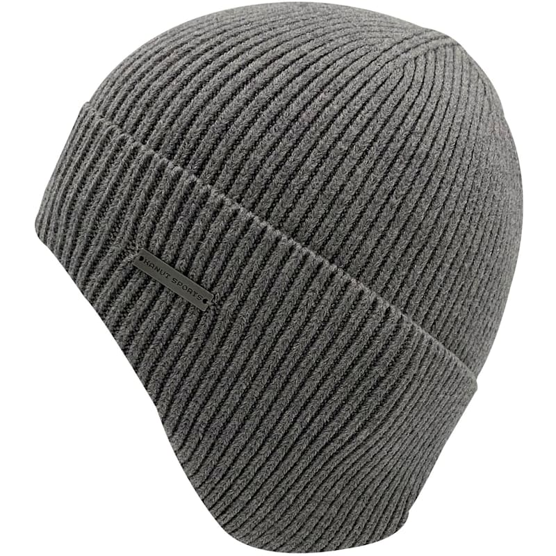 Kanut Sports Smoky Earflap Cuff Beanie