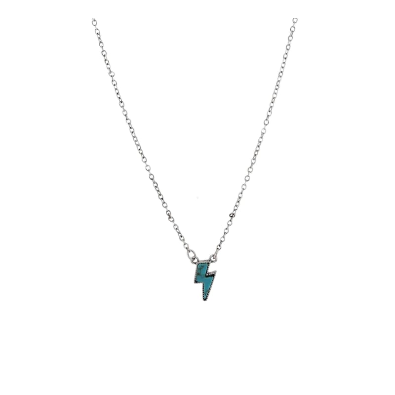 Montana Silversmiths Turquoise Storm Lightning Bolt Necklace
