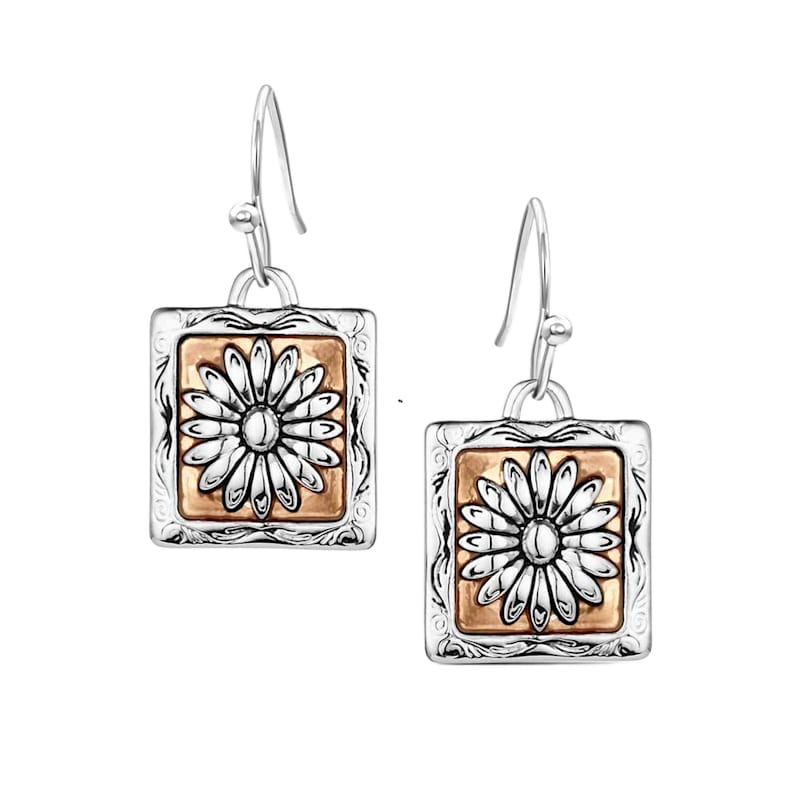 Montana Silversmiths Ranch House Floral Earrings