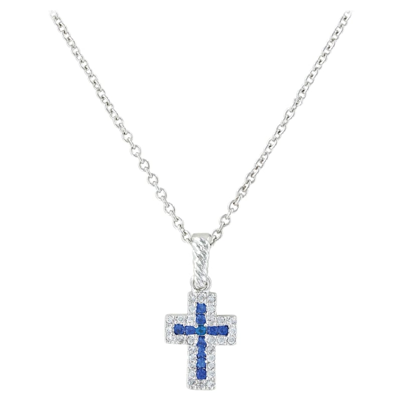 Montana Silversmiths Faith Found in the River Lights Cross Necklace