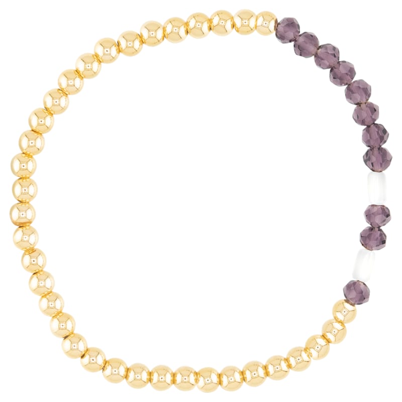 Amanda Blu Gold Sister Morse Code Bracelet