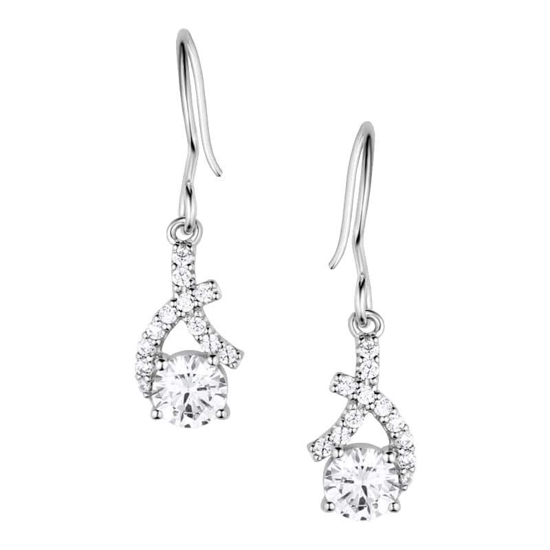 Montana Silversmiths Hugs and Crystal Earrings