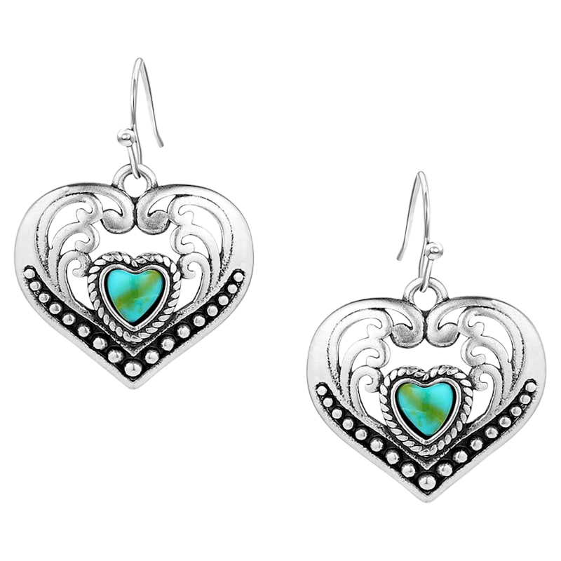 Montana Silversmiths Fierce Hearts Earrings