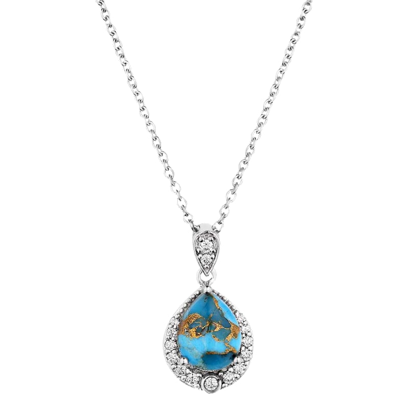 Montana Silversmiths Blue Rivers Turquoise Necklace