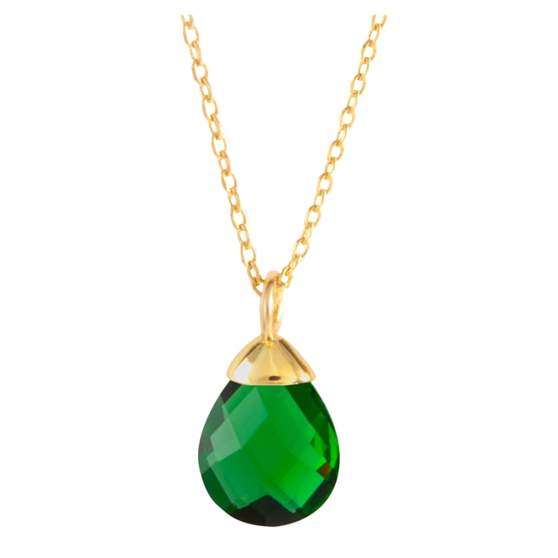 Amanda Blu May Birthstone Charm Necklace