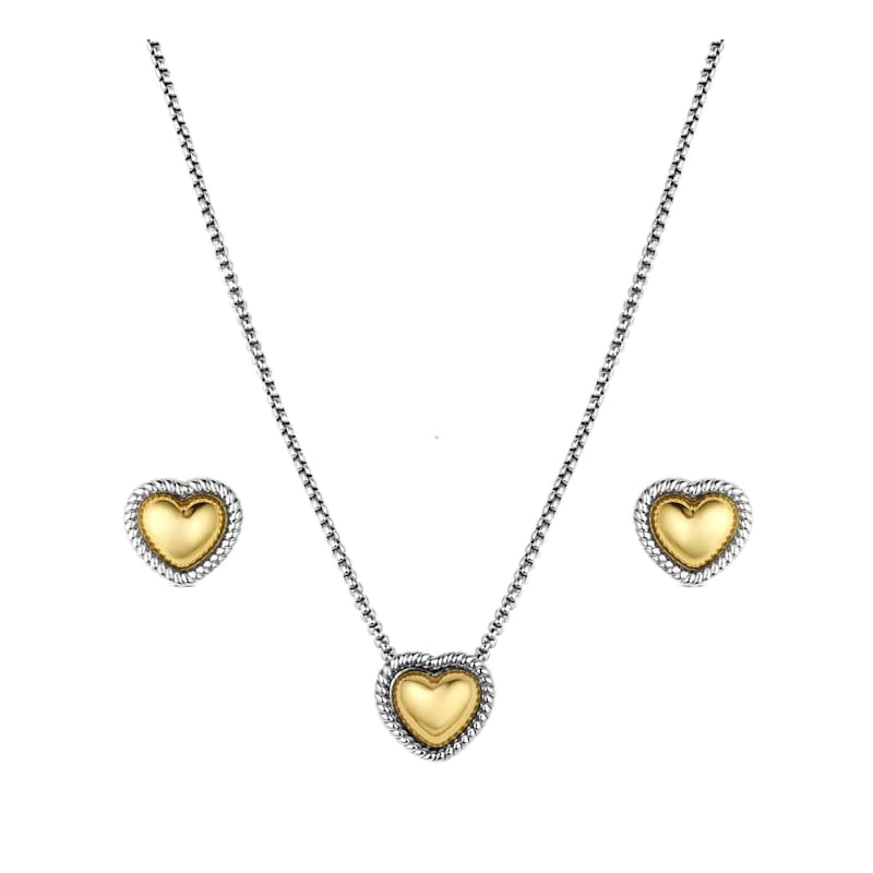 Montana Silversmiths Trio Of Hearts Jewelry Set
