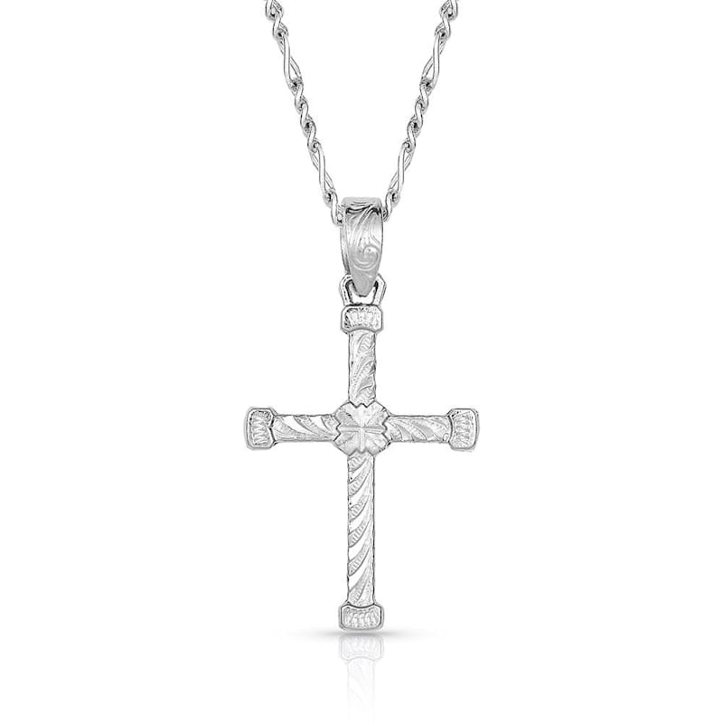 Montana Silversmiths Binding in Faith Cross Necklace
