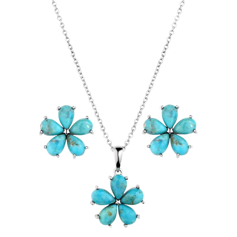 Montana Silversmiths Floral Sky Jewelry Set