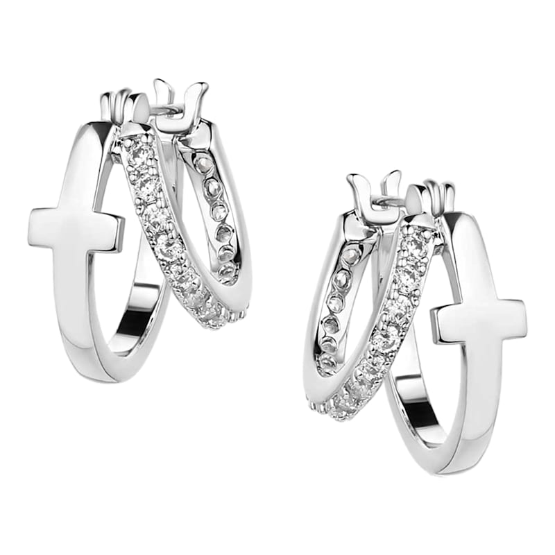 Montana Silversmiths Wrapped in Faith Crystal Earrings