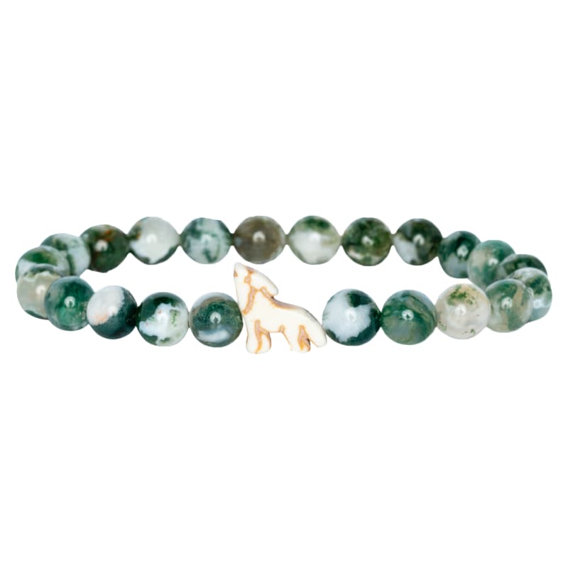 fahlo Scout Track-A-Wolf Woodland Green Bracelet