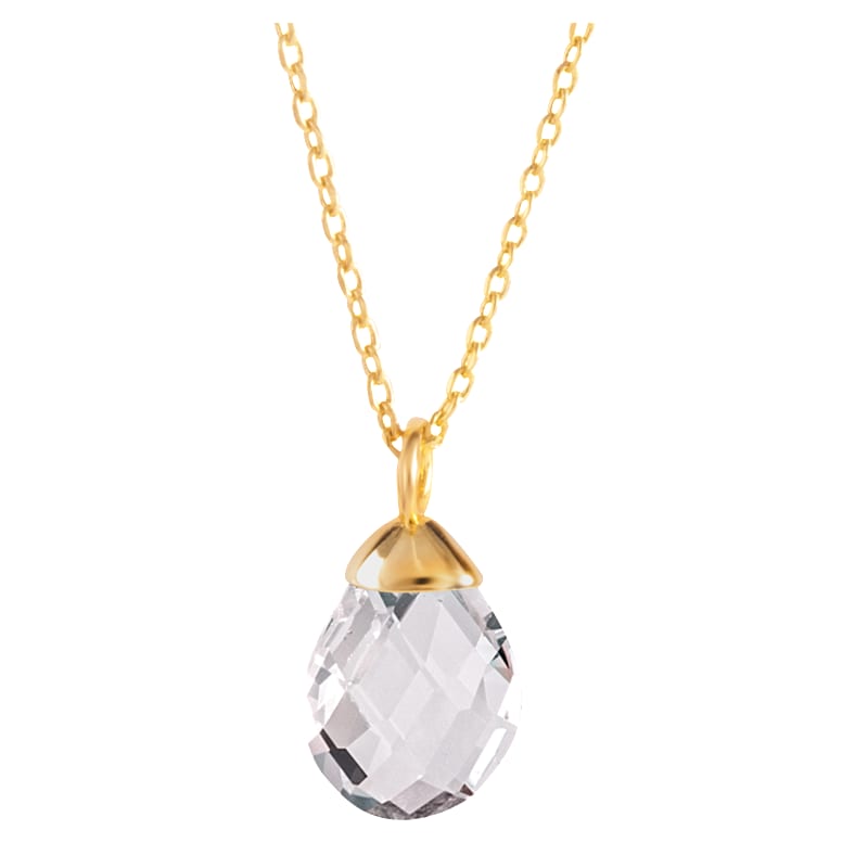 Amanda Blu April Birthstone Charm Necklace