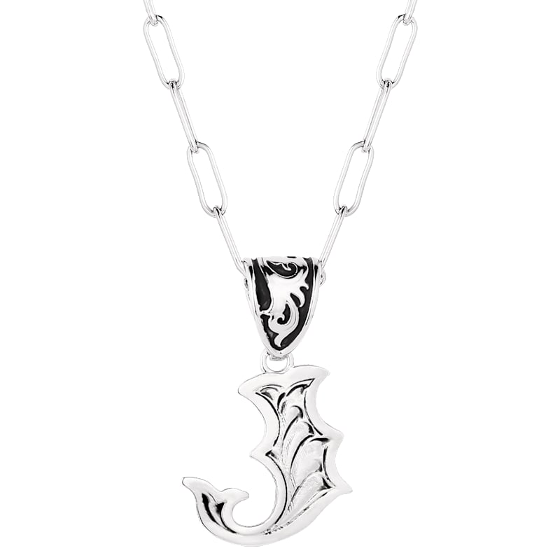 Montana Silversmiths Western "J" Initial Necklace