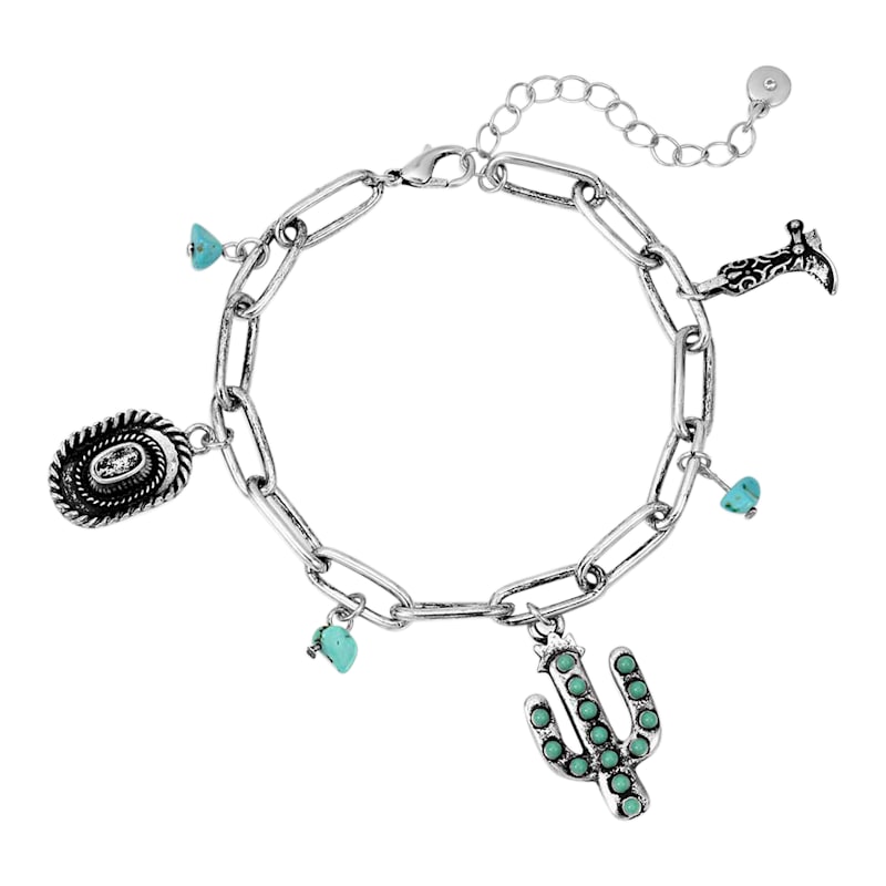 Montana Silversmiths Cowgirl Charm Bracelet