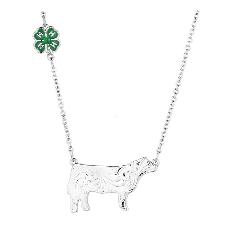 Montana Silversmiths 4-H Steer Showman Necklace