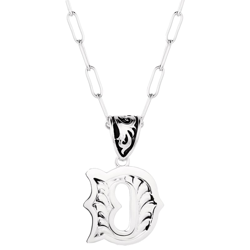 Montana Silversmiths Western "D" Initial Necklace