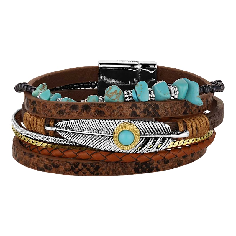 Montana Silversmiths Boho Cowgirl Layered Bracelet