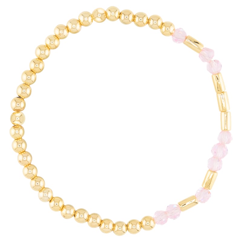 Amanda Blu Gold Loved Morse Code Bracelet