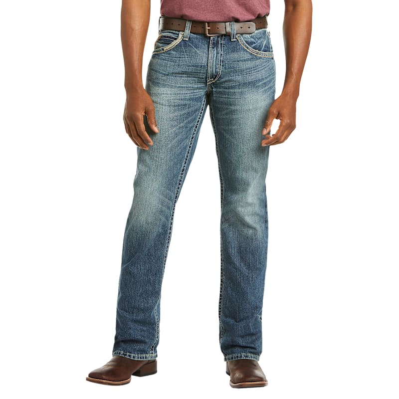 Ariat M5 Slim Gambler Stackable Straight Leg Jeans for Men