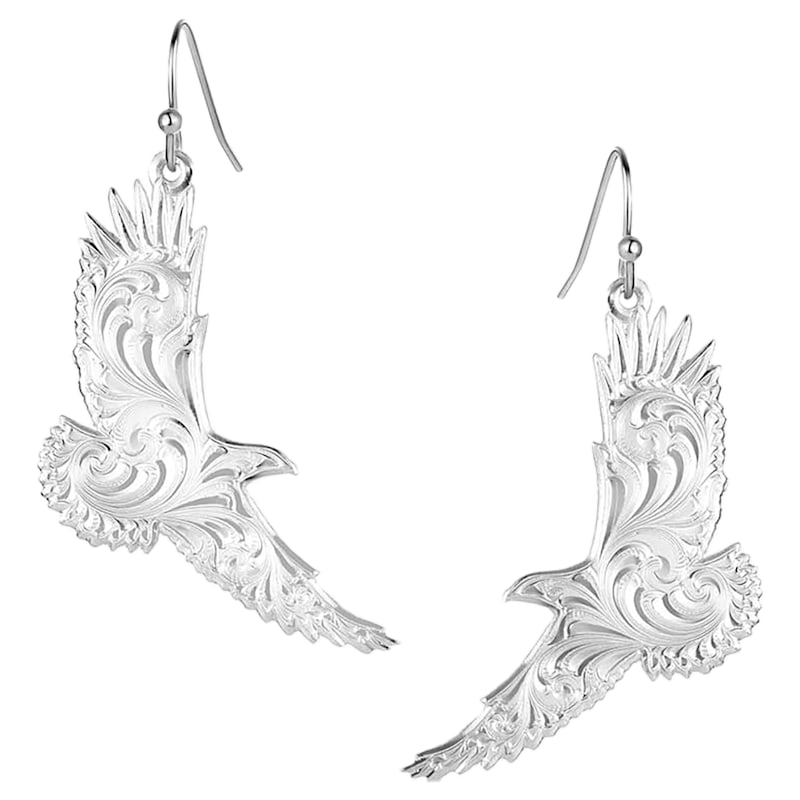 Montana Silversmiths Soaring Spirit American Made Earrings