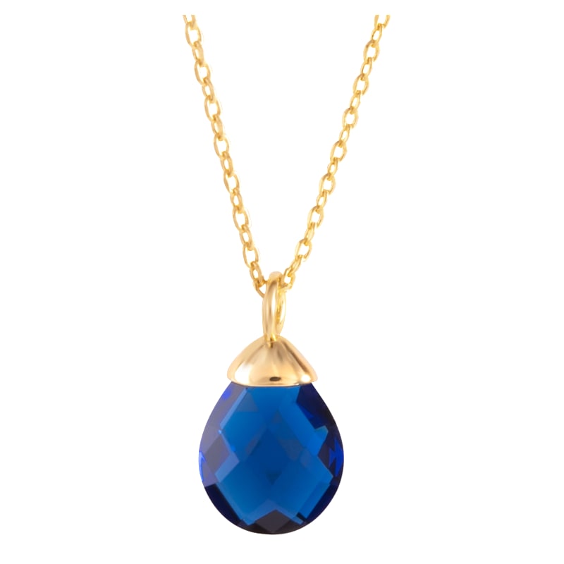 Amanda Blu September Birthstone Charm Necklace