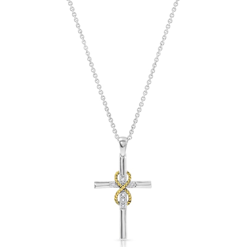 Montana Silversmiths Eternal Faith Cross Necklace