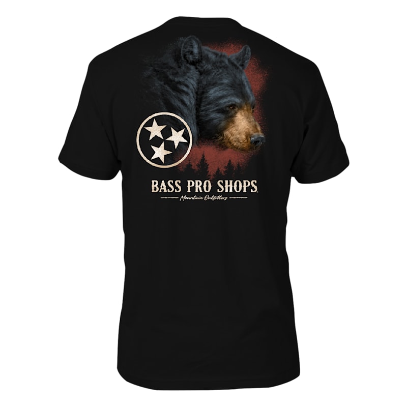 Bass Pro Shops Bear Portrait State Graphic Short-Sleeve T-Shirt for Men