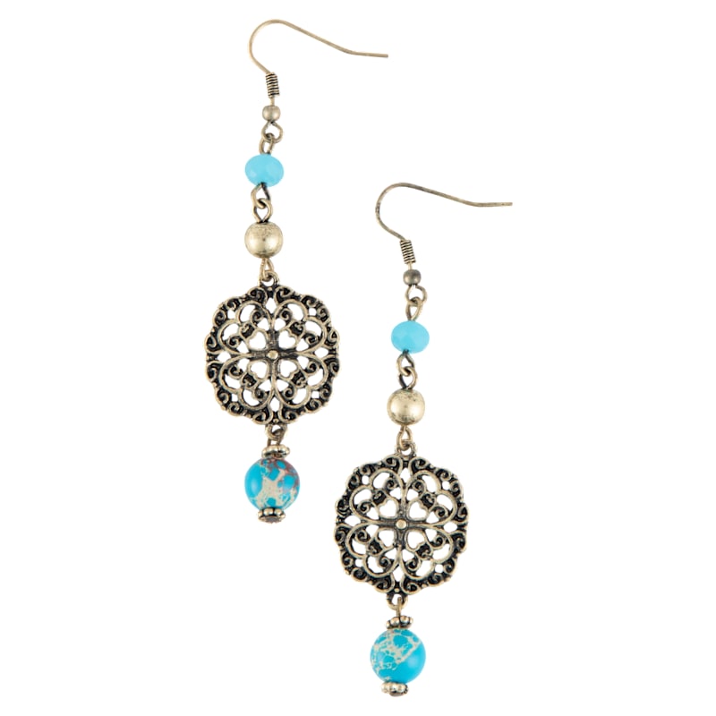 Howard's Wild Spirit Beaded Boho Earrings
